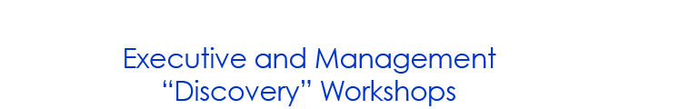 Executive and Management "Discovery" Workshops
